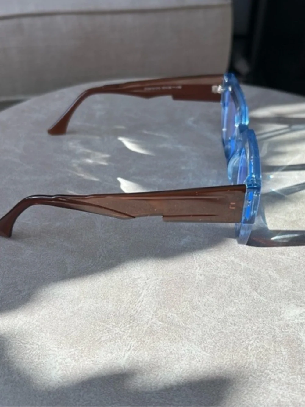 🌸 NEW clear lens personality transparent square statement glasses